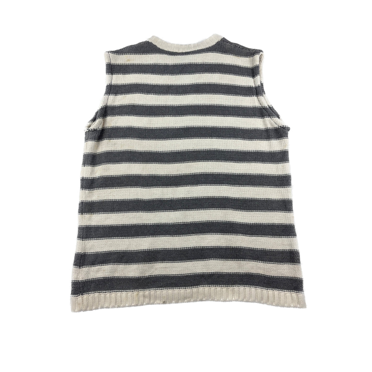 Ralph Lauren Vintage Pullover ärmellos creme grau L