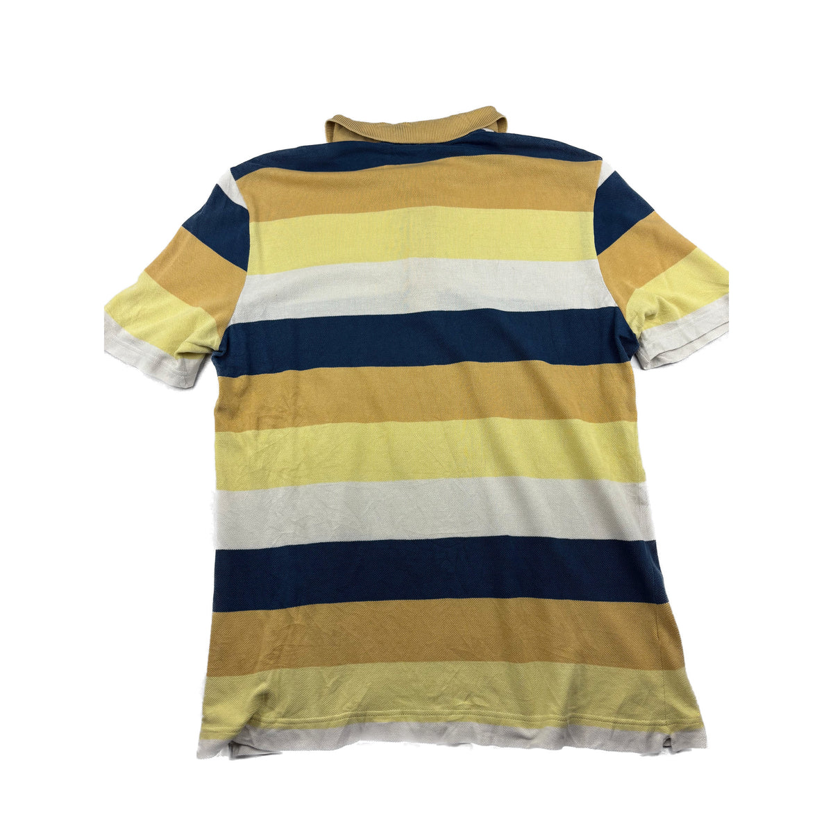 Lacoste Vintage Polo Hemd gelb/weiß/blau L