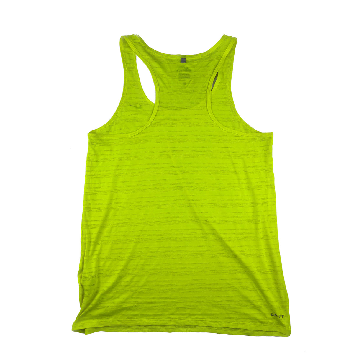 Nike Dri-Fit Racerback Tanktop Neon-gelb M Sport