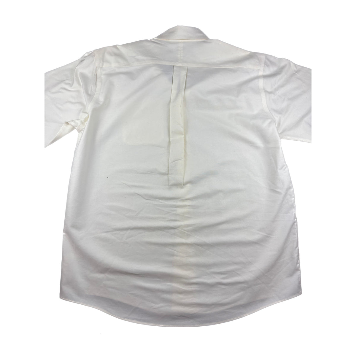 L.L. Bean Wrinkle Reistant Hemd Cremeweiß XL Vintage
