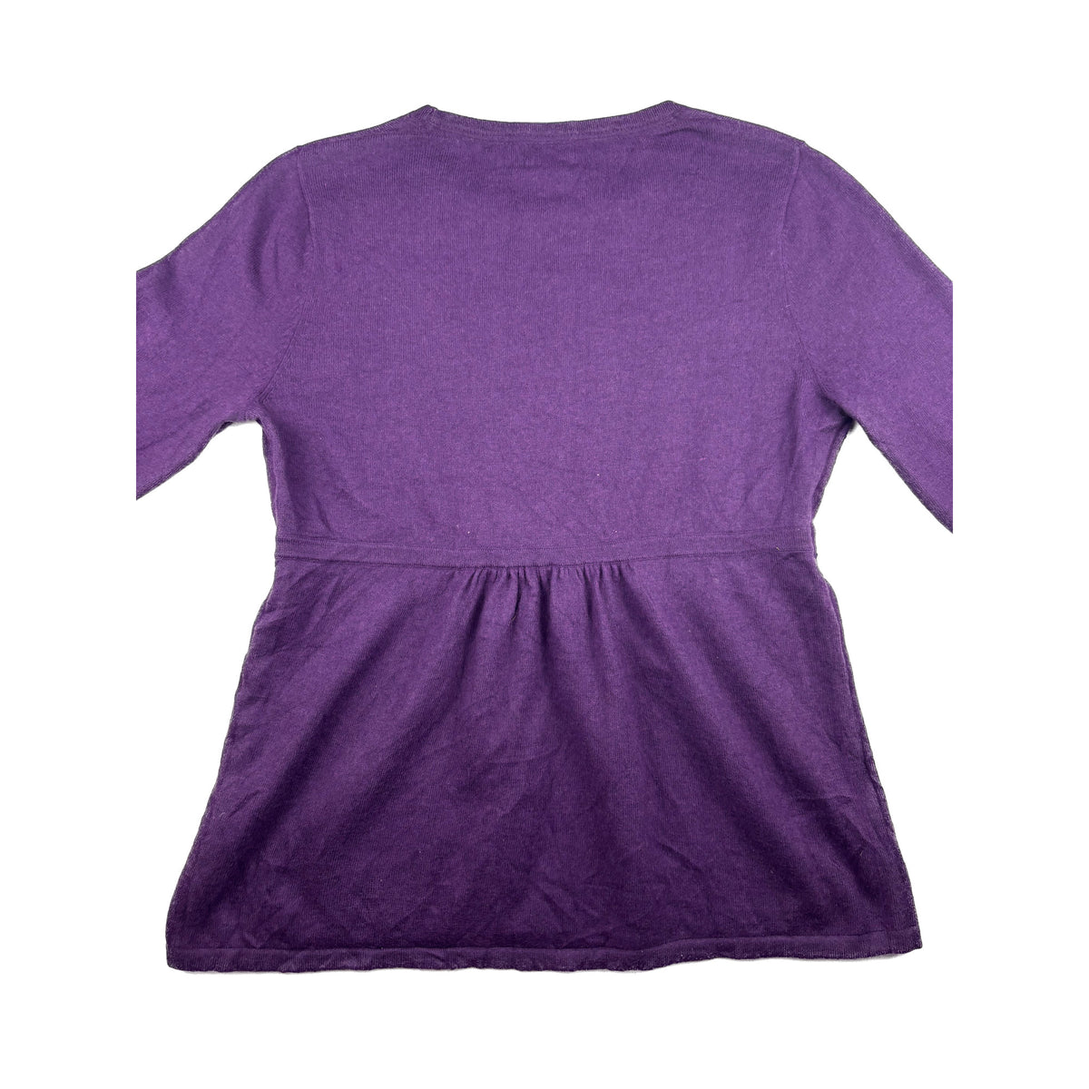 L.L. Bean Vintage Feinstrick Tunika Top S Violett