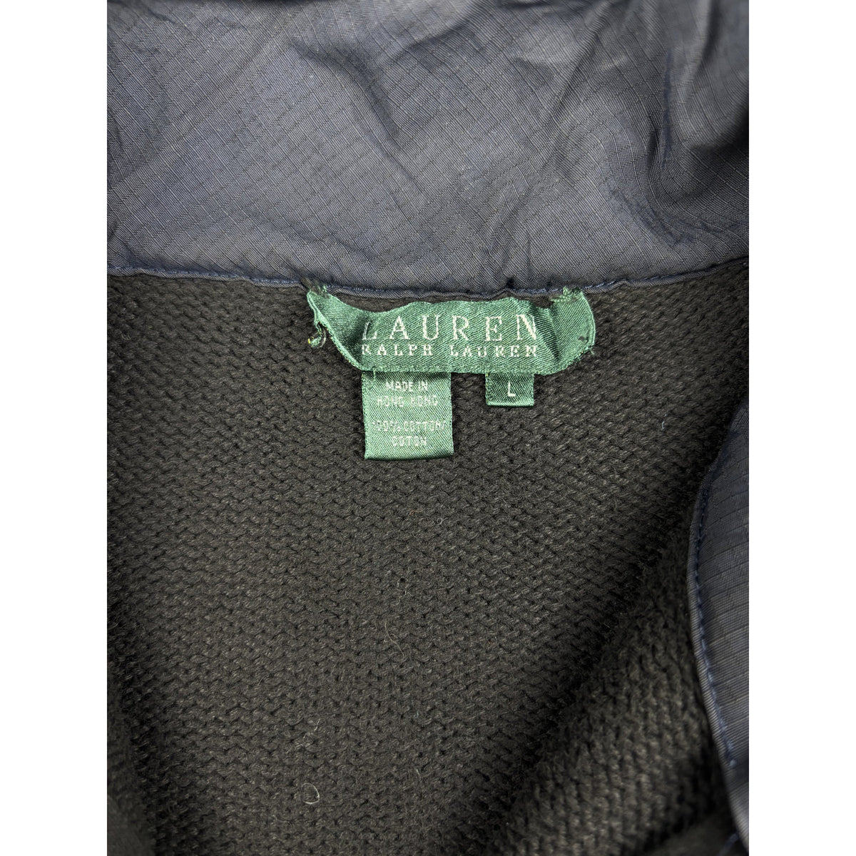 Ralph Lauren Vintage Strick Jacke schwarz L