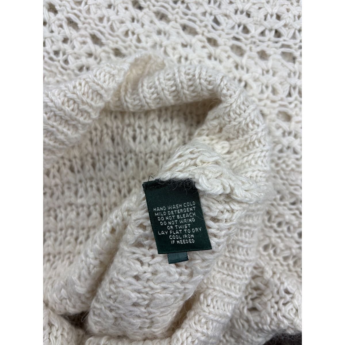 Ralph Lauren Vintage Strickpullover weiß S