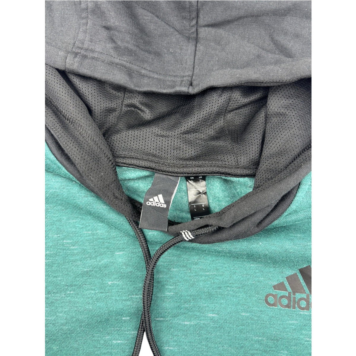 Adidas Tech Fleece Hoodie grün schwarz L Kapuzenpullover