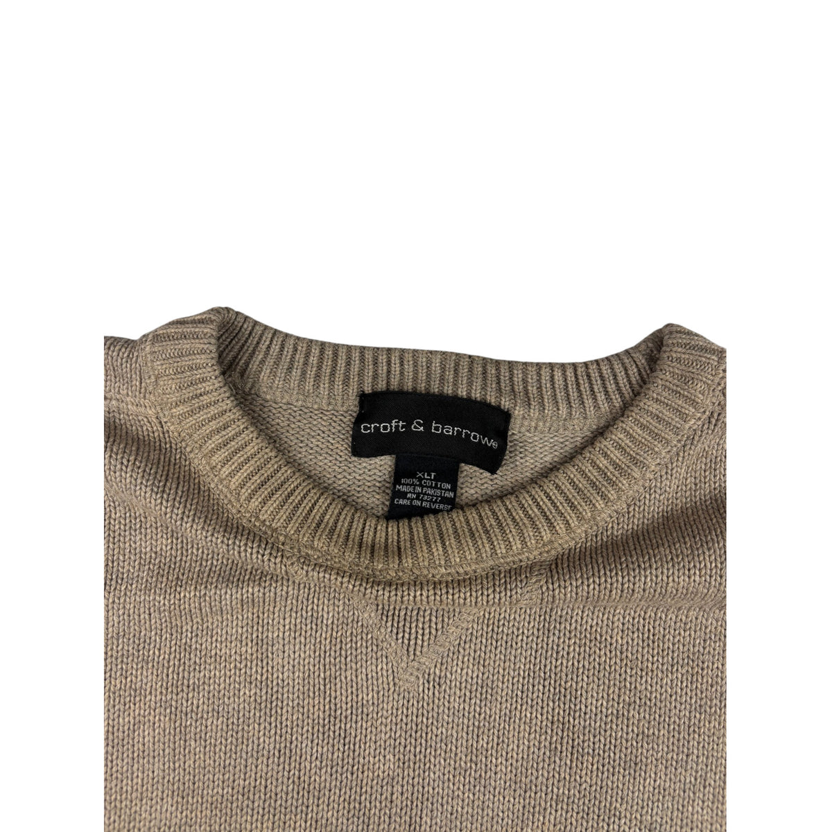 Vintage Croft & Barrow Strickpullover beige / Sand XXL
