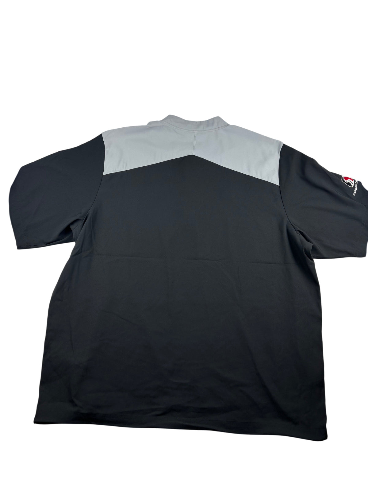 Under Armour Nexteer 1/4 Zip Kurzarm shirt schwarz grau XXL
