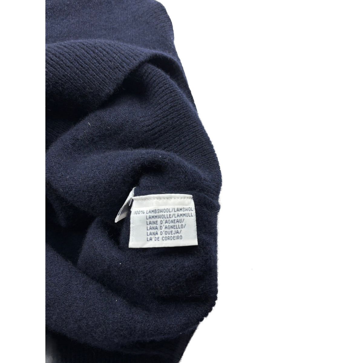 Ralph Lauren Vintage Strickweste dunkelblau M Lammwolle