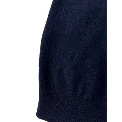 Ralph Lauren Vintage Strickweste dunkelblau M Lammwolle