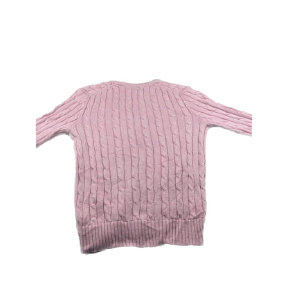 Ralph Lauren Vintage Strick Sweater V-Ausschnitt Rosa S