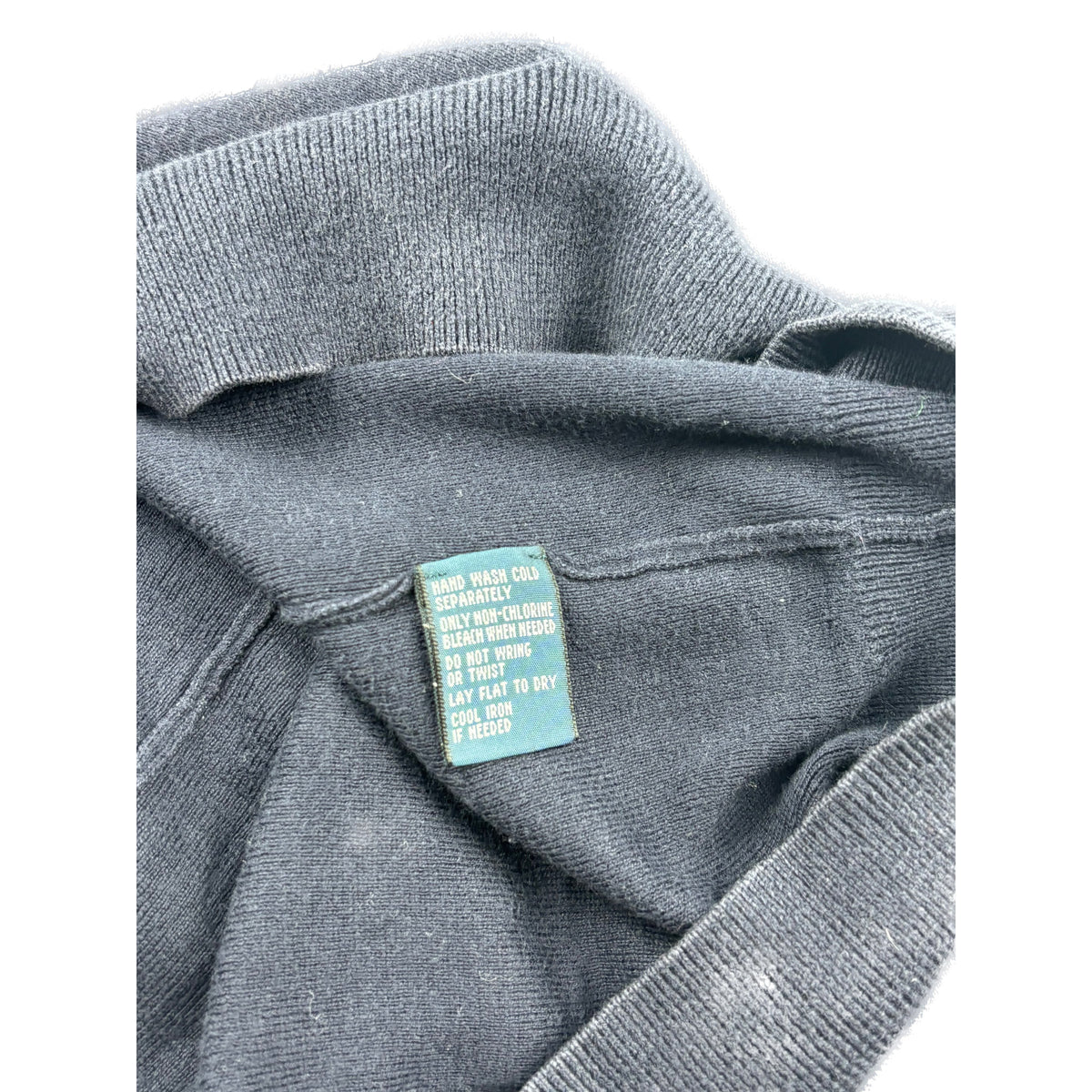Ralph Lauren Vintage Sweater V-Ausschnitt M Marineblau