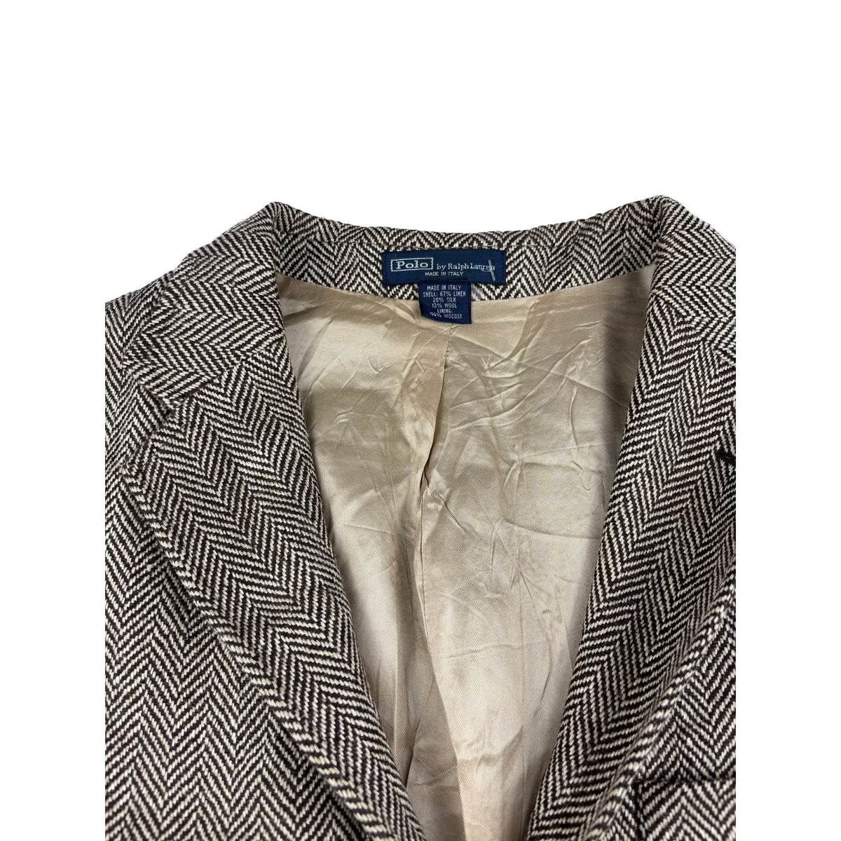 Ralph Lauren Vintage 90s blazer M braun / beige