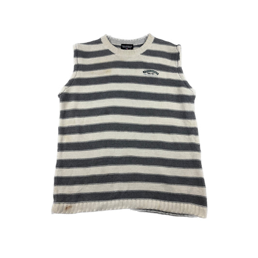 Ralph Lauren Vintage Pullover ärmellos creme grau L