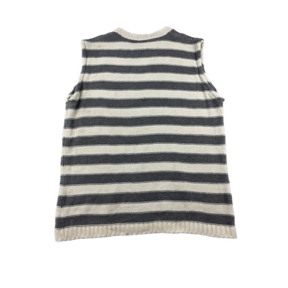 Ralph Lauren Vintage Pullover ärmellos creme grau L