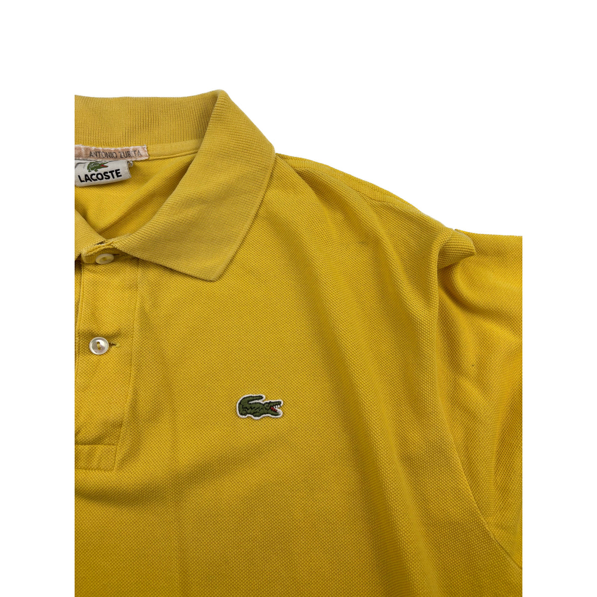 Lacoste Vintage Polo Hemd gelb XL