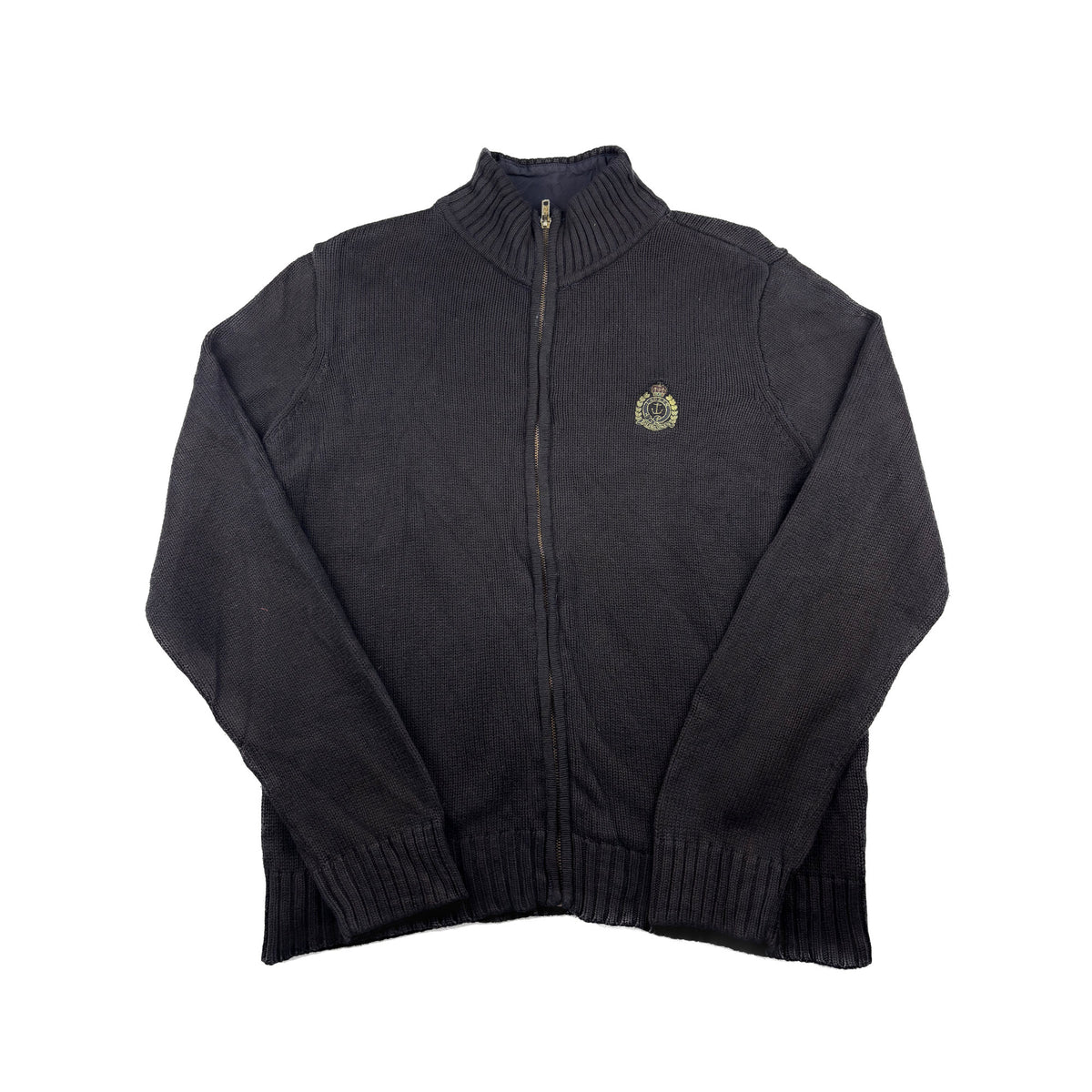 Ralph Lauren Vintage Strick Jacke schwarz L