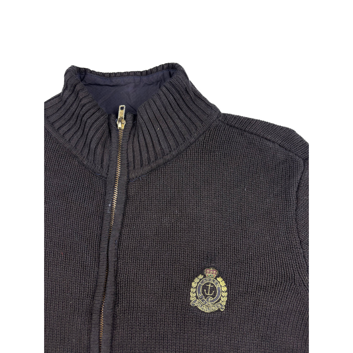 Ralph Lauren Vintage Strick Jacke schwarz L