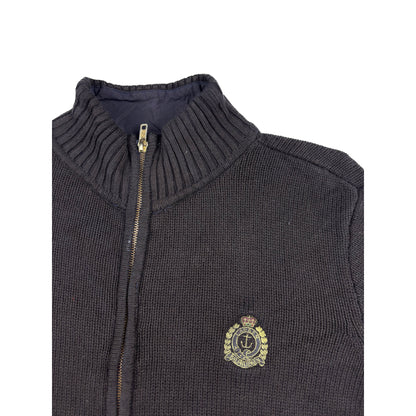 Ralph Lauren Vintage Strick Jacke schwarz L