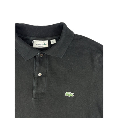 Lacoste Vintage Polo Hemd schwarz L