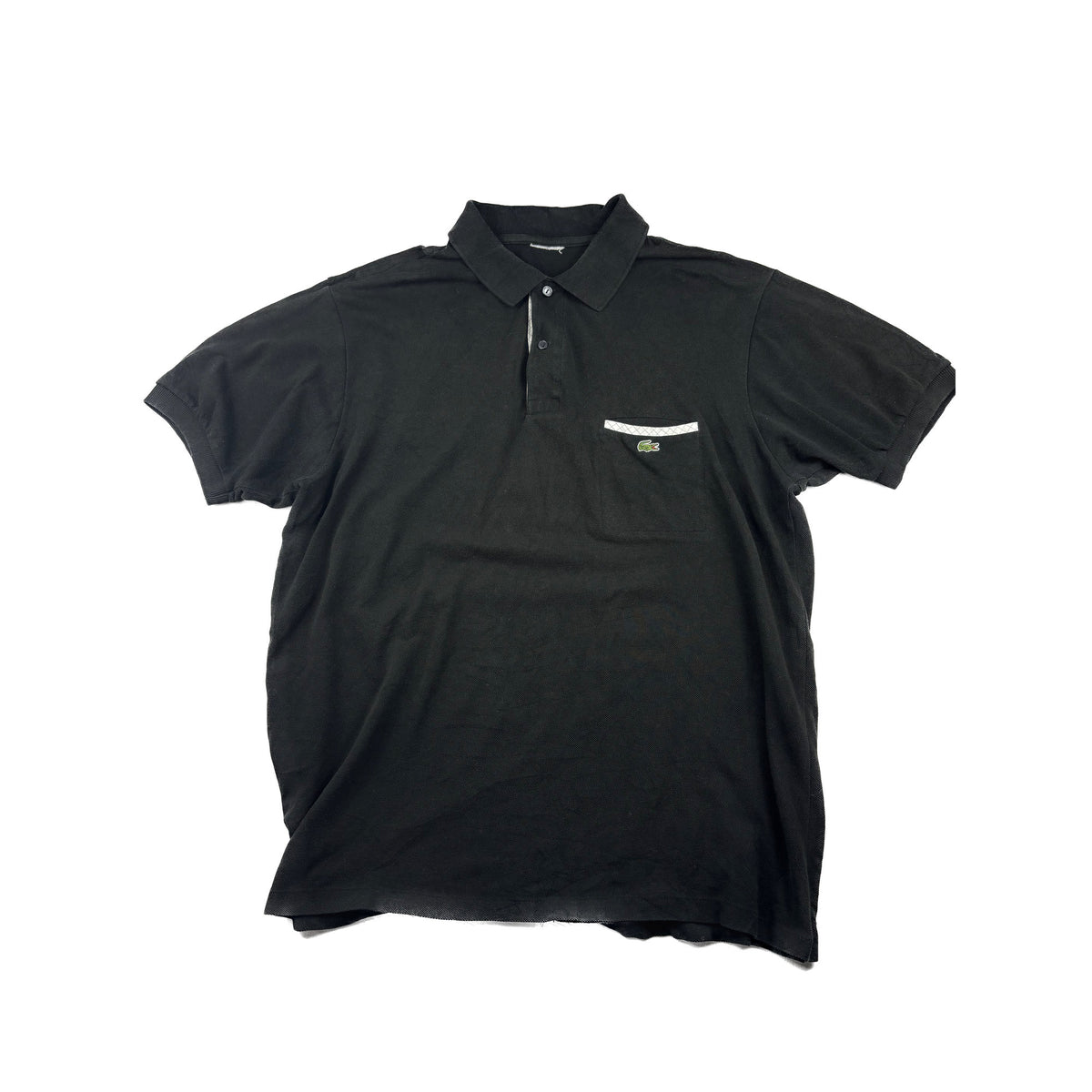 Lacoste Vintage Polo Hemd schwarz XL
