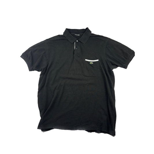 Lacoste Vintage Polo Hemd schwarz XL