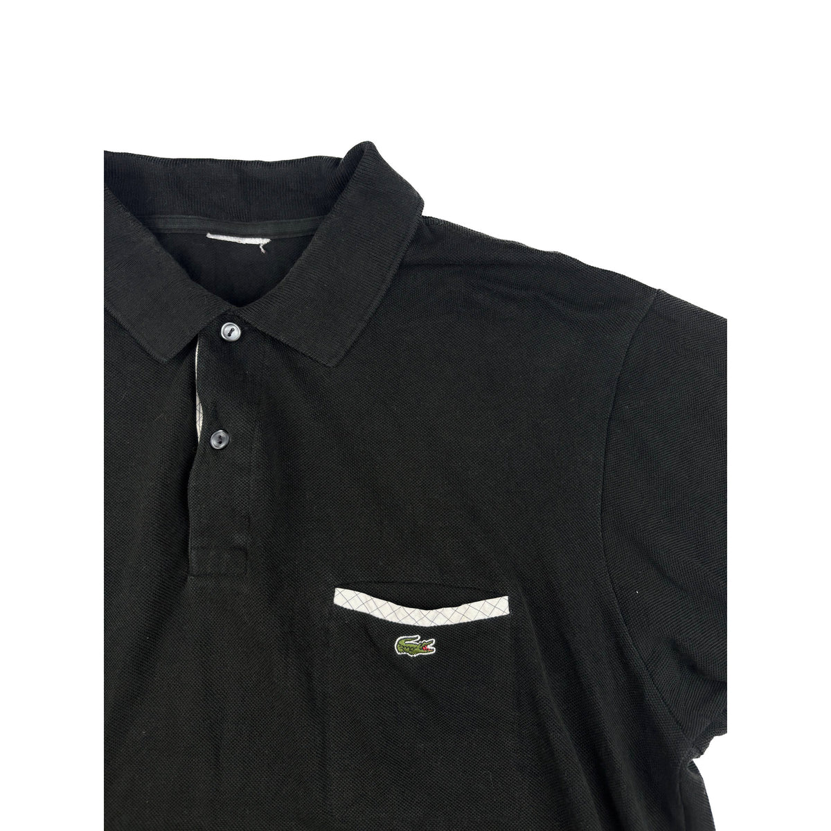 Lacoste Vintage Polo Hemd schwarz XL