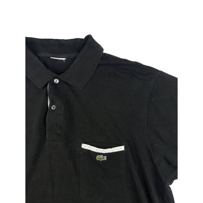 Lacoste Vintage Polo Hemd schwarz XL