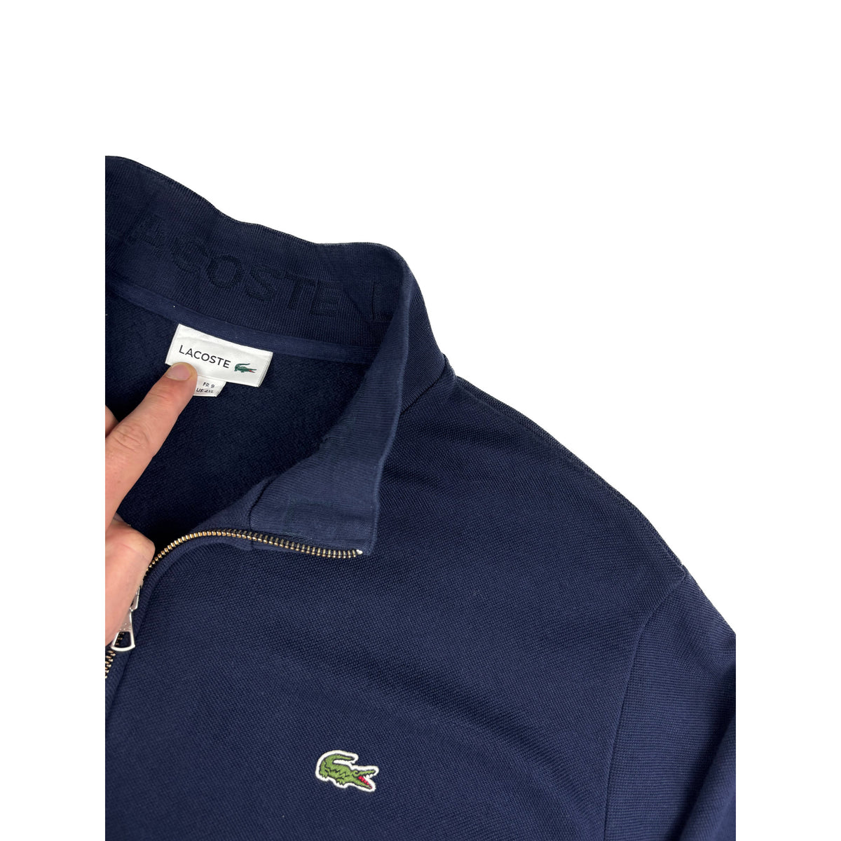 Lacoste Vintage Zip Jacke blau 3 XL