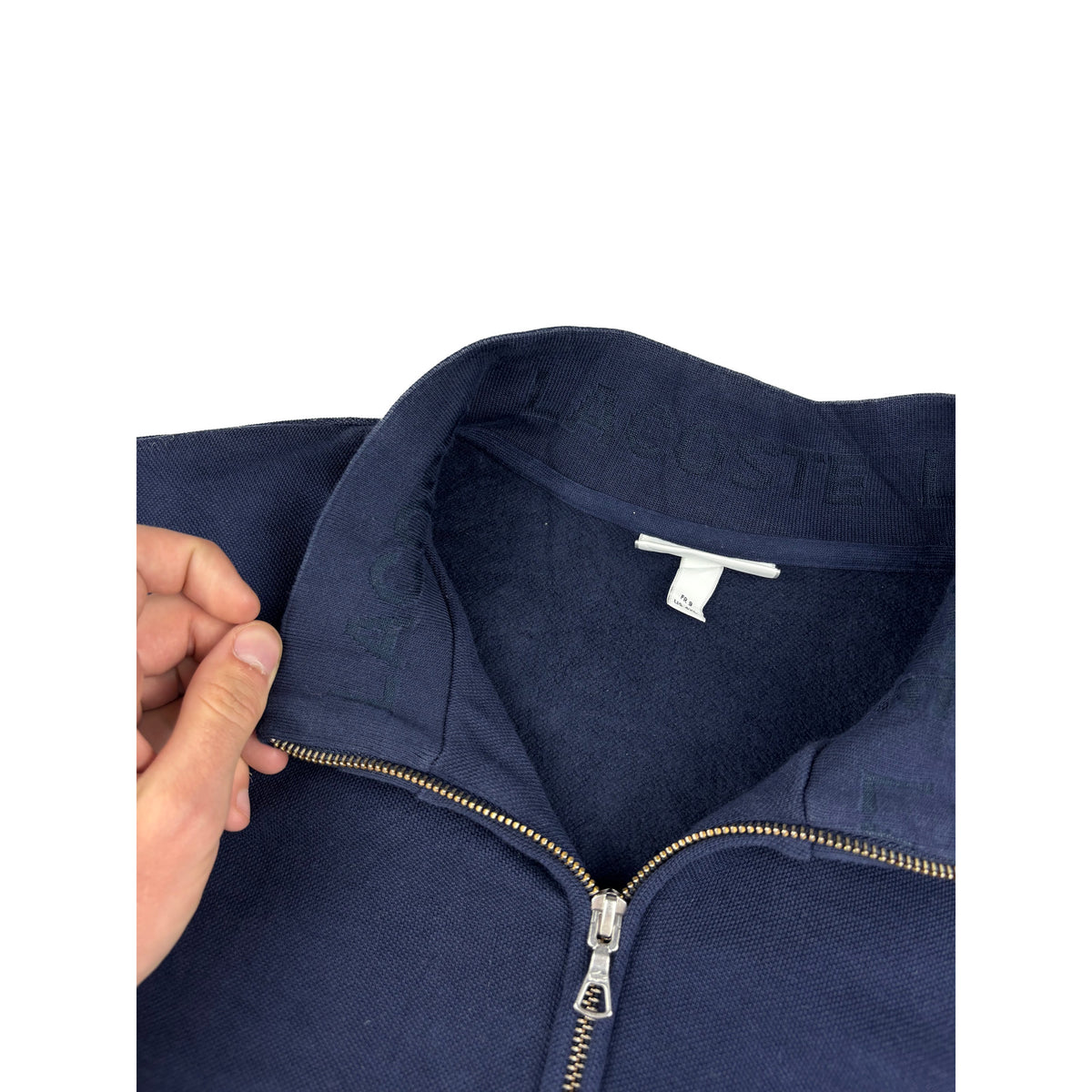 Lacoste Vintage Zip Jacke blau 3 XL