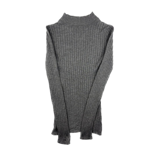 Ralph Lauren Vintage Rippstrick Rollkragen grau XS