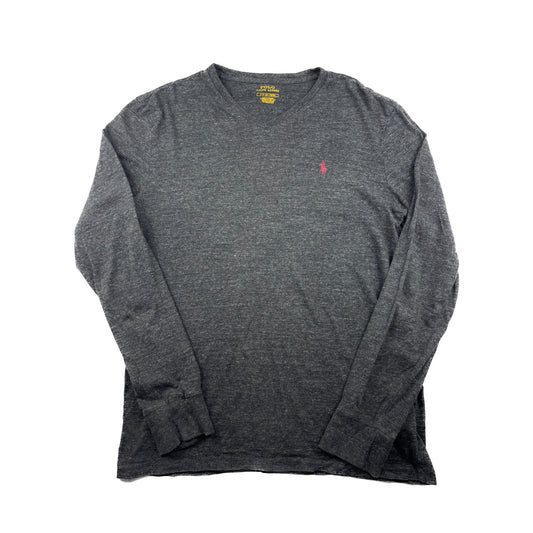 Ralph Lauren Pullover V Ausschnitt grau S