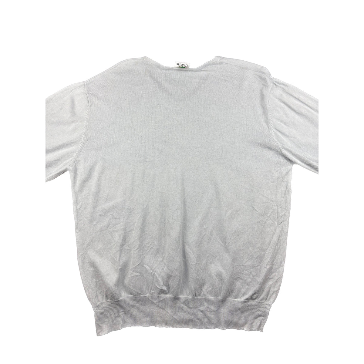 Lacoste Vintage Sweater V Ausschnitt babyblau XXL