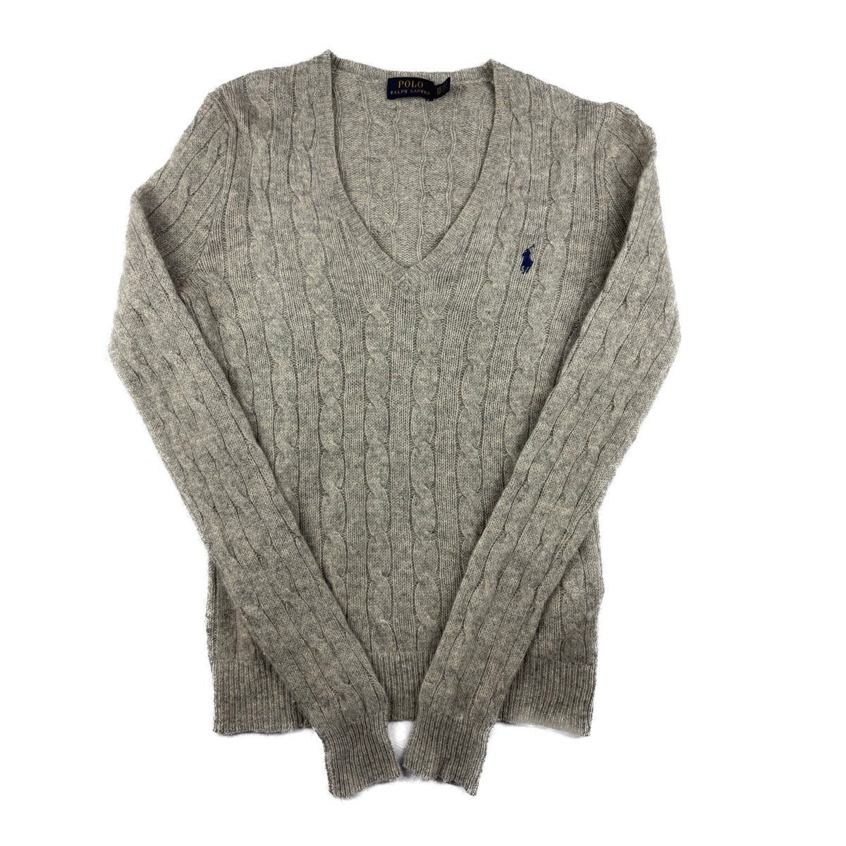 Ralph Lauren Strickpullover V Ausschnitt beige XS