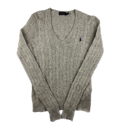 Ralph Lauren Strickpullover V Ausschnitt beige XS