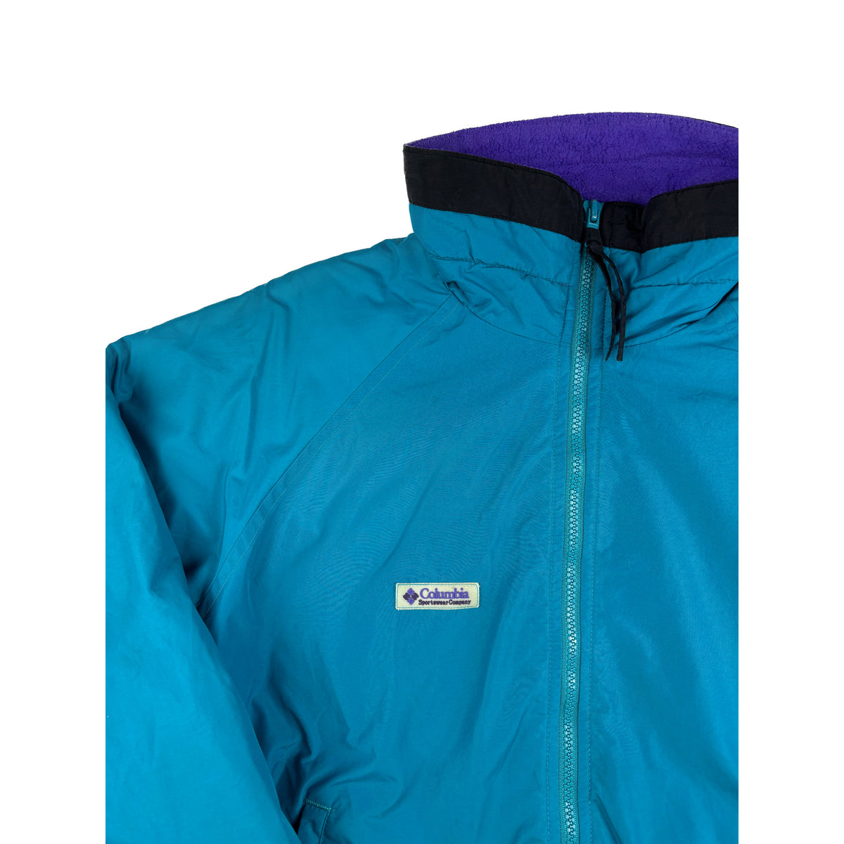 Columbia Vintage Bugaboo Jacke 90s Türkis Lila M