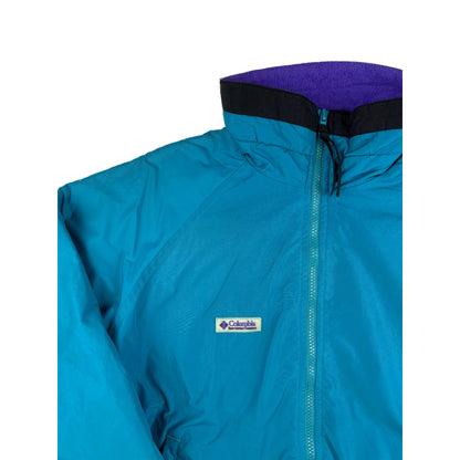 Columbia Vintage Bugaboo Jacke 90s Türkis Lila M