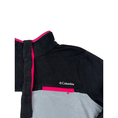 Columbia Fleece Pullover schwarz/ grau/ pink L