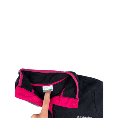 Columbia Fleece Pullover schwarz/ grau/ pink L