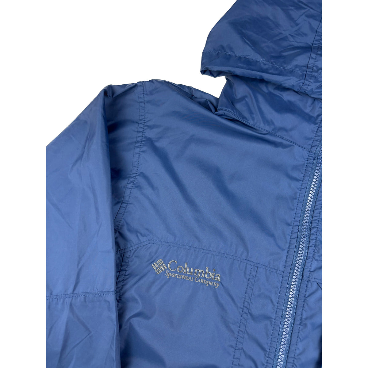 Columbia Vintage Windrbreaker Regenjacke Dunkelblau M