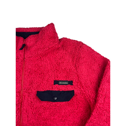 Columbia Vintage Teddy Fleecejacke Pink XL