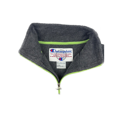 Champion Vintage 1/4 Fleece Pullover 90s grau L