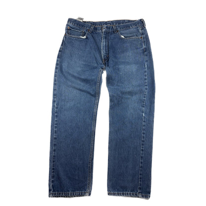 Levi's 505 Straight Fit Denim Jeans blau W36 L30