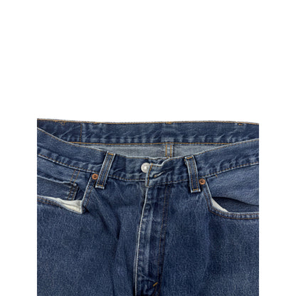 Levi's 505 Straight Fit Denim Jeans blau W36 L30