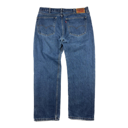 Levi's 505 Straight Fit Denim Jeans blau W36 L30