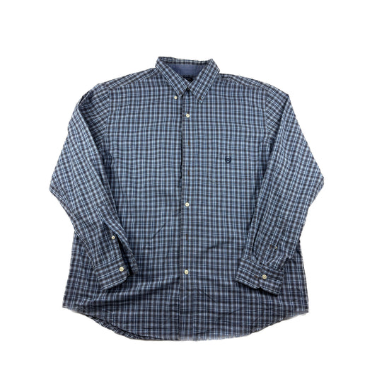Chaps Vintage Hemd Button-Down blau XL