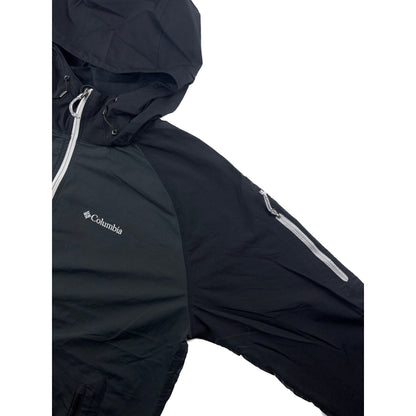 Columbia Leichte Outdoor Jacke schwarz grau XL Vintage Windbreaker