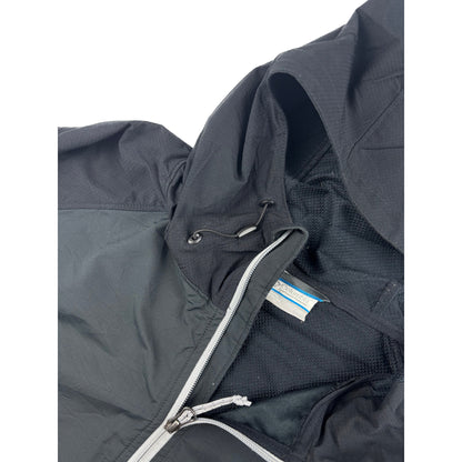 Columbia Leichte Outdoor Jacke schwarz grau XL Vintage Windbreaker