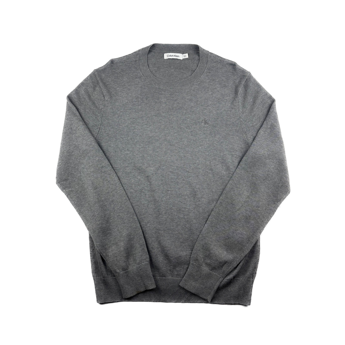 Calvin Klein Feinstrick Pullover grau S Vintage Sweater