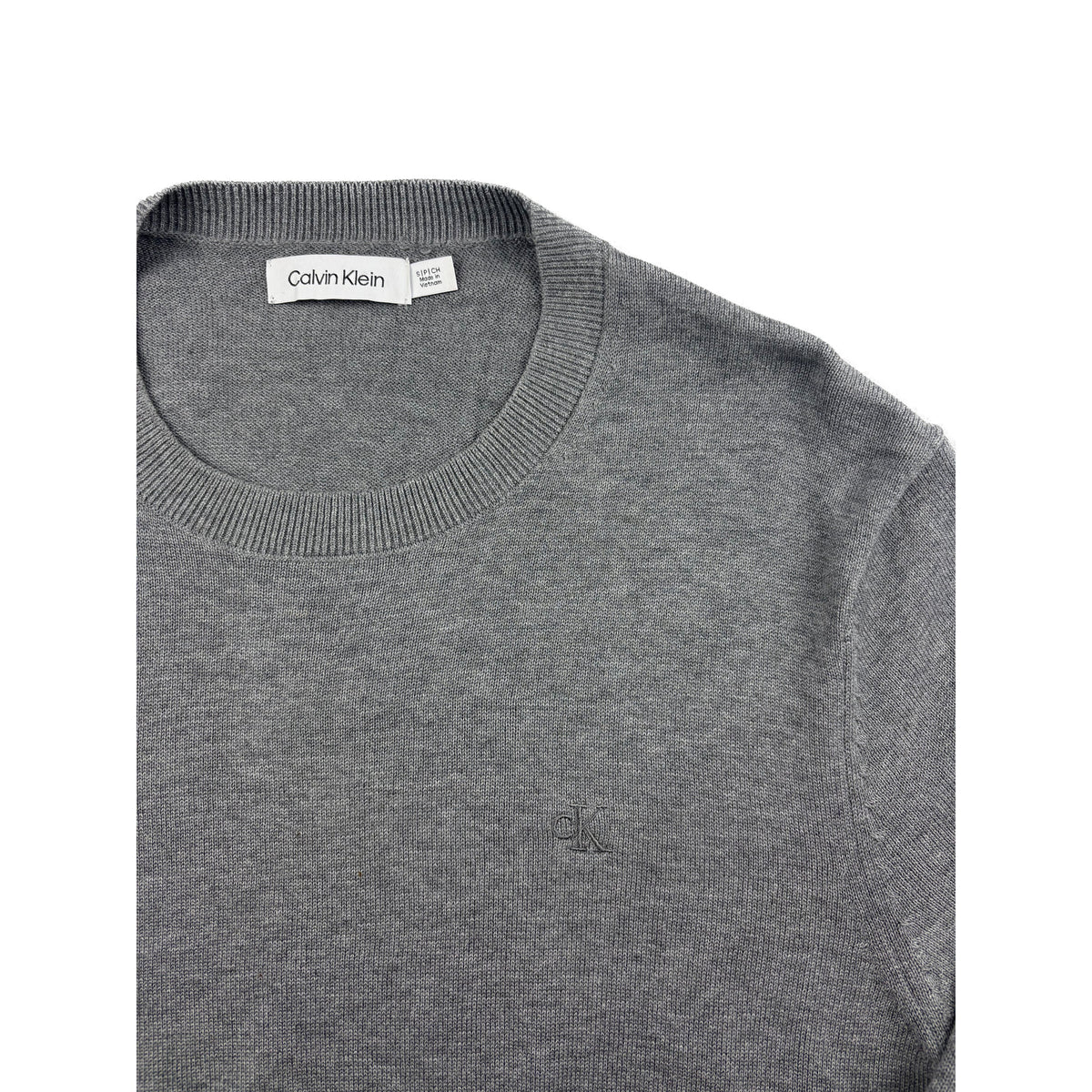Calvin Klein Feinstrick Pullover grau S Vintage Sweater