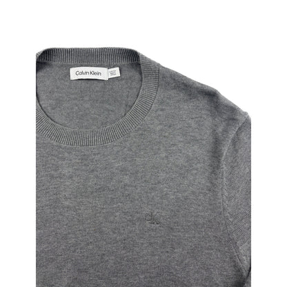 Calvin Klein Feinstrick Pullover grau S Vintage Sweater
