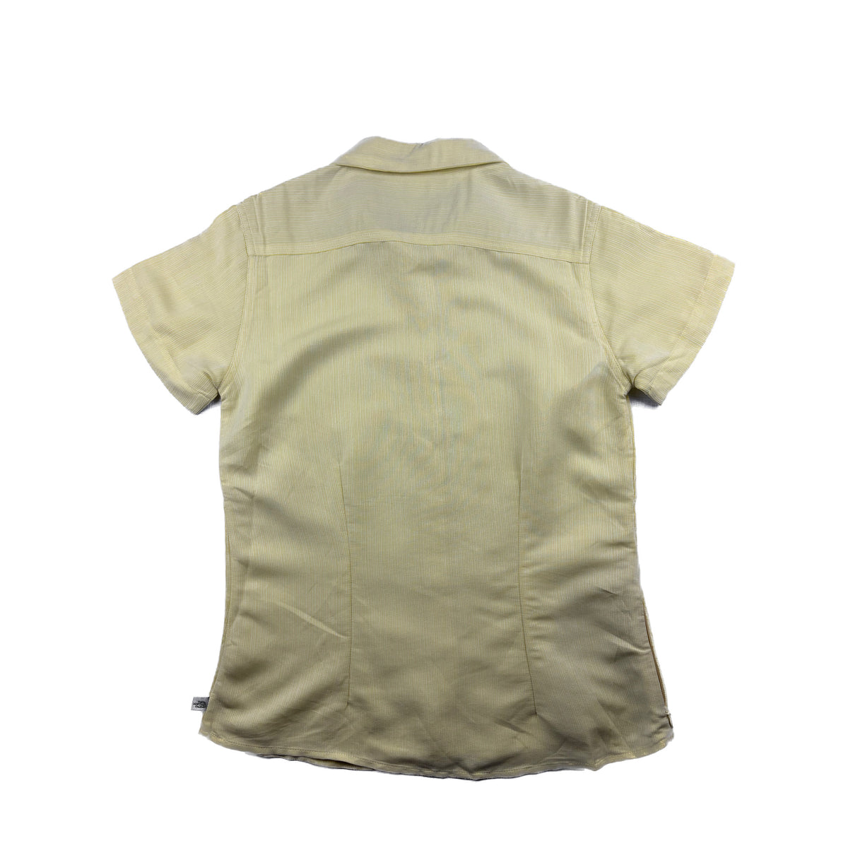 The North Face Kurzarmbluse Hellgelb gestreift S